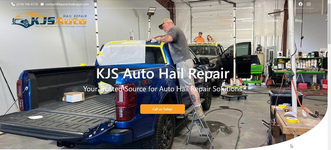 Transforming KJS Auto Hail Repair’s online presence
